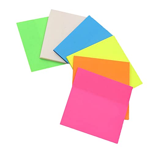 6 PCs Transparente Sticky Notes Sorthed Colors Self Adhesive Memo Pad für Schulbüro, Leicht zu Unterscheiden 6 PCs Transparente Sticky Notes Sorthed Colors Self Adhesive Memo Pad für Schulbüro, Leicht zu Unterscheiden von Fafeicy