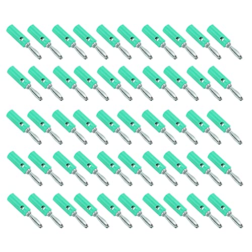 Bananenstopfen JT002 4mm Neuer Typ -Anschlussstopfen Verbesserte Leitfähigkeit Stabiles Getriebeunterrichtsinstrument (GREEN) von Fafeicy
