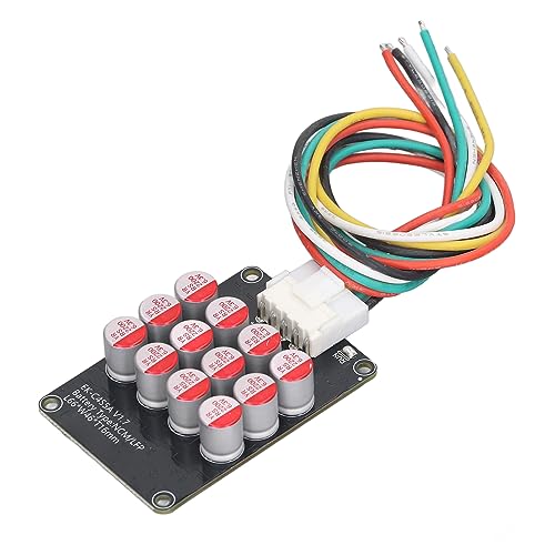 Batterie-Equalizer-Platine, Lithium-Batterie-Balancer-Platine mit 5-poliger Verbindungsleitung, 3S-4S 5A Aktive Übertragungsplatine für die Ganze Gruppe von Fafeicy