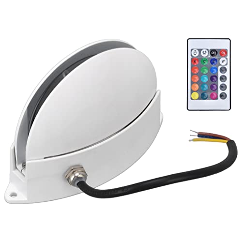 Bunte Ferngesteuerte Steuerelampe, Aluminium -RGB -Wandlampe mit 24 Wichtiger Fernbedienung, Hoher Helligkeit Halbkreis -RGB -Wandleuchte für Korridor, Küche, Badezimmer, Bunte Ferngesteuerte Steuerelampe, Aluminium -RGB -Wandlampe mit 24 Wichtiger Fernbedienung, Hoher Helligkeit Halbkreis -RGB -Wandleuchte für Korridor, Küche, Badezimmer, von Fafeicy