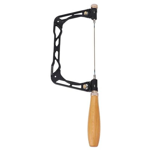 Coping Saw Kit Holzbearbeitung Aluminium U -Form Gebogener Sägen -Holzgriff für Keramikholz PVC Coping Saw Kit Holzbearbeitung Aluminium U -Form Gebogener Sägen -Holzgriff für Keramikholz PVC von Fafeicy