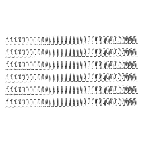 Doppelschleifen-Drahtbinderücken, Doppelschleifen-Drahtbinderücken, 180 Blatt Kapazität, 3/4 Zoll Durchmesser, 34 Schlaufen, A4-Papierformat, Metall-Innendraht, Nylon, Draht von Fafeicy