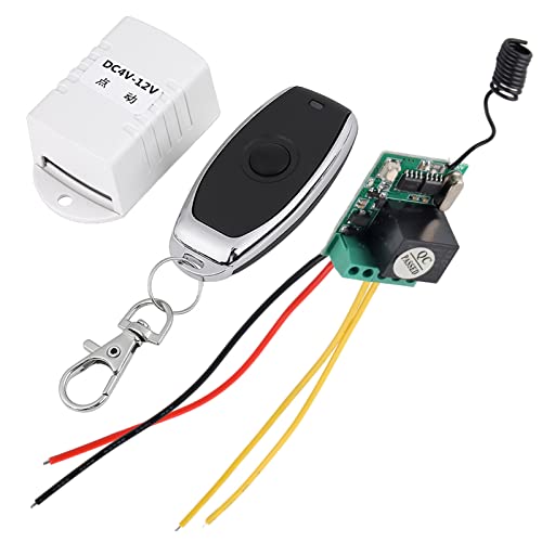 Fafecy Wireless Relay Fernbedienungsschalter-Empfänger-Kit mit 20A Relais 4-12V DC, Kompakt 1.69x1.18x0.87 Zoll Design Auto Door Garage-Liftausrüstung Controller, Starkes Fafecy Wireless Relay Fernbedienungsschalter-Empfänger-Kit mit 20A Relais 4-12V DC, Kompakt 1.69x1.18x0.87 Zoll Design Auto Door Garage-Liftausrüstung Controller, Starkes von Fafeicy