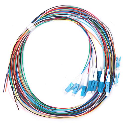 Fafeicy 12-Strang LC/UPC Glasfaser Pigtail, 1,5 m 1310-1550 nm Single-Mode-Einfügungsverlust, 3,8 cm Minimaler Biegeradius, Keramikzwinge Stecker, Plug-and-Play Fafeicy 12-Strang LC/UPC Glasfaser Pigtail, 1,5 m 1310-1550 nm Single-Mode-Einfügungsverlust, 3,8 cm Minimaler Biegeradius, Keramikzwinge Stecker, Plug-and-Play von Fafeicy