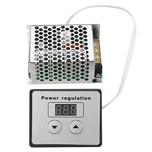 Fafeicy 4000W AC 220V SCR Digitaler Spannungsregler, Drehzahlregler-Thermostat, mit einem großen und dicken Kühlkörper, wellenförmige Spannungsabsorptionsschaltung von Fafeicy