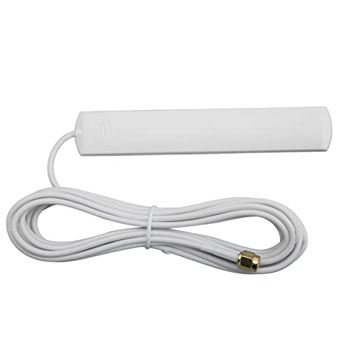 Fafeicy Antenne, Hochleistungsantenne 2G 3G 4G 5G Vollbandantenne 8DBI mit 9,8 Fuß RG174-Verlängerungskabel für WLAN-Router, Mobiles Breitband, Funkantennen (Weiß) von Fafeicy