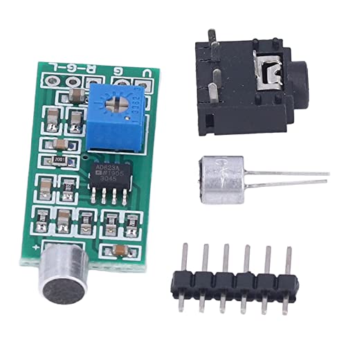 Fafeicy Dual Channel -Mikrofon -Abholmodul Einstellbarer Verstärkerverstärker -Schalldetektion Klar Klangausgang für Lautsprecher Computerkopfhörer Fafeicy Dual Channel -Mikrofon -Abholmodul Einstellbarer Verstärkerverstärker -Schalldetektion Klar Klangausgang für Lautsprecher Computerkopfhörer von Fafeicy