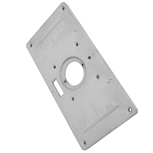 Fafeicy Einsatzplatte & Ring, 235 mm * 120 mm * 8 mm Aluminium Router Tisch, Holzbearbeitung DIY, 62 * 70 mm/2,4 * 2,8 Zoll Lochabstand, 475 g Fafeicy Einsatzplatte & Ring, 235 mm * 120 mm * 8 mm Aluminium Router Tisch, Holzbearbeitung DIY, 62 * 70 mm/2,4 * 2,8 Zoll Lochabstand, 475 g von Fafeicy