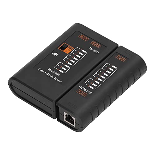 Fafeicy Ethernet, Telefonleitungstester, RJ45 RJ11 RJ12 -Kabel -Tester für Netzwerkkabel, RJ45 LAN -Kabel -Kontinuitätsprüfung mit LED -Status Fafeicy Ethernet, Telefonleitungstester, RJ45 RJ11 RJ12 -Kabel -Tester für Netzwerkkabel, RJ45 LAN -Kabel -Kontinuitätsprüfung mit LED -Status von Fafeicy