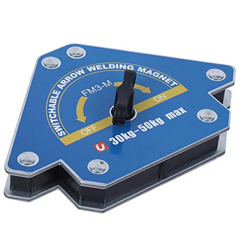 Fafeicy FM3-M Schweißhalter, Pfeilform-Schweißmagnet, 30-50 kg Abzugskraft, mit Schalter, 45 ° / 90 ° / 135 ° Winkel, für Schweißpositionierer, Magnetfixateur, Andere Schweißgeräte Und Zubehör Fafeicy FM3-M Schweißhalter, Pfeilform-Schweißmagnet, 30-50 kg Abzugskraft, mit Schalter, 45 ° / 90 ° / 135 ° Winkel, für Schweißpositionierer, Magnetfixateur, Andere Schweißgeräte Und Zubehör von Fafeicy
