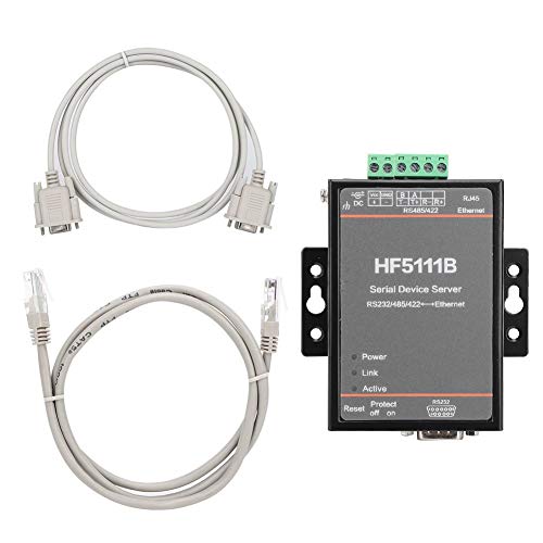 Fafeicy HF-5111B Serieller Server, 3-in-1 RJ45 RS232/RS485/RS422 zu Ethernet Serieller Server Kommunikationsgerät DTU-Netzwerkkonverter, Industrieller Steckverbinder Fafeicy HF-5111B Serieller Server, 3-in-1 RJ45 RS232/RS485/RS422 zu Ethernet Serieller Server Kommunikationsgerät DTU-Netzwerkkonverter, Industrieller Steckverbinder von Fafeicy
