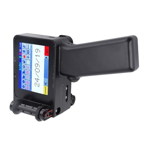 Fafeicy Hand-Tinten Strahl Drucker, Tragbarer Tinten Strahl Drucker Tragbar mit HD LED 4.3in Touch Screen N6 ohne Patrone 12,7mm für QR-Code-Barcode Fafeicy Hand-Tinten Strahl Drucker, Tragbarer Tinten Strahl Drucker Tragbar mit HD LED 4.3in Touch Screen N6 ohne Patrone 12,7mm für QR-Code-Barcode von Fafeicy