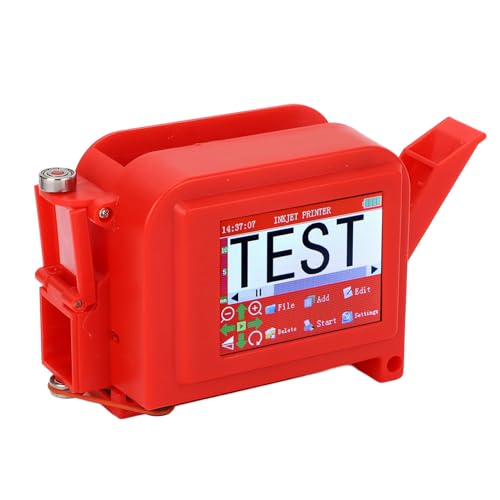 Fafeicy Handheld -Tintenstrahldrucker Tragbare Codierungsmaschine 42ml Schwarze Tintenpatronen -Textnummern Symbole QR -Codes für Verschiedene Materialien von Fafeicy
