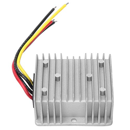 Fafeicy IP67 Stromrichtermodul, DC36V/48V to 24V Aluminium Abwärtswandler mit automatische Schutzfunktionen, für elektrische Alarme von LKWs, 13cm Installationskabels (DC36V/48V to 24V) von Fafeicy