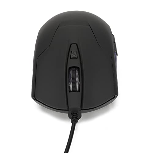 Fafeicy Office Maus, Verdrahtete Maus Starke ABS -Multimedia -Schlüssel Einstellbare DPI Typ C für Spiel von Fafeicy