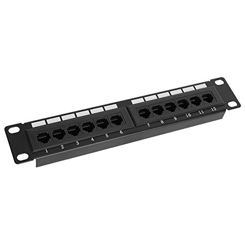 Fafeicy UTP 12Port-Kabelträger CAT6 RJ45-Ethernet-Netzwerkdaten-Patchfeld ohne Halterung 22-26AWG, Industrieller Steckverbinder Fafeicy UTP 12Port-Kabelträger CAT6 RJ45-Ethernet-Netzwerkdaten-Patchfeld ohne Halterung 22-26AWG, Industrieller Steckverbinder von Fafeicy