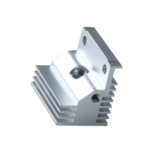 Kühlkörper Aluminiumlegierkühler für Freality K1/K1 Max 3D -Druckerteile Kühler für Ein Stück Keramikheizungsblock, Silber (1) von Fafeicy