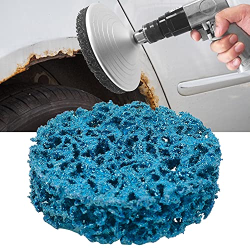 Poly Streifen Polierscheibenfarbe Remover Schnelles Schleifrad für Autoholzfaserglas 2 Zoll 50 Mm Nylonblau (2 Zoll blau) von Fafeicy