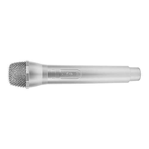 Prop -Mikrofon, Prop -Mikrofon Tanz Zeigt Praxis Requisiten für Bühnenaufführungen (Silver) von Fafeicy