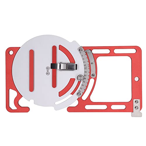 Fafeicy Quadratische Führungsschiene aus Metall, Winkel von 0 Bis 60 °, Beliebig Einstellbar, Aluminiumlegierung, Edelstahl, Elektrische Sägeschiene, Kreissägen-Führungsschiene von Fafeicy
