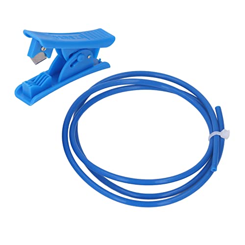 Rohrschneider, 3D-Drucker PTFE-Schlauch 1,75 Mm Filament 3 Meter für Ender 3 Ender 3 Pro Ender 3 Ender 5 CR 10 CR 10S, 3D-Drucker-Zubehör (BLUE) von Fafeicy