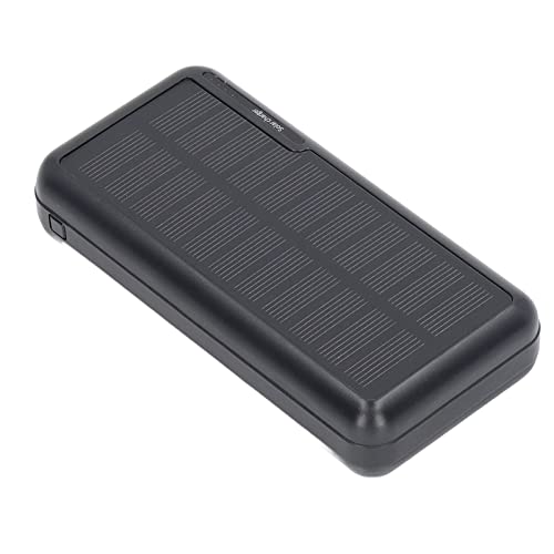 Solar Power Bank, Solar Charger Power Bank Solar Phone Power Bank 30000mah Kapazität Dual USB -Port Tragbar für Camping -Wanderungen Im Freien von Fafeicy