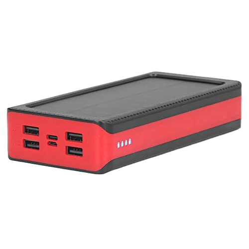 Solar Power Bank 30000mah Hohe Kapazität 32 LED Light 4 USB Tragbares Ladegerät für Abenteuer Im Freien von Fafeicy