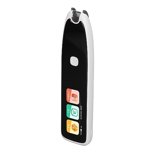 Sprach-Lesestift, B300 Übersetzungsstift-Scanner, Fremdsprachen-Scanner, Touchscreen-Wörterbuch-Lesestift mit Integriertem Dokumentenscanner (White) von Fafeicy