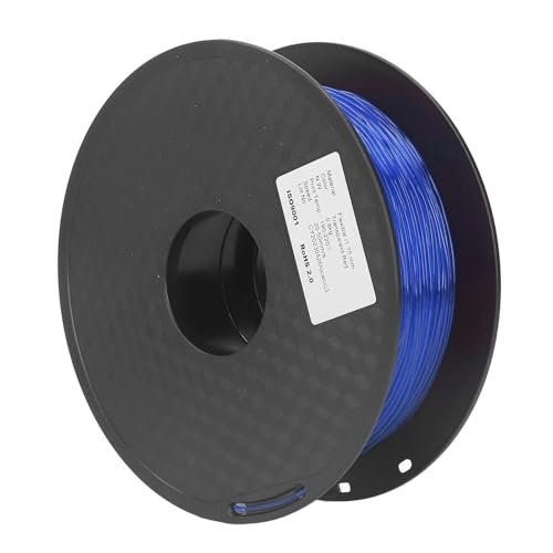 Stabiler TPU -Filament 1 Kg Bundle Clog Genauer Effekt für 3D -Druckprojekte (Klares Blau) von Fafeicy