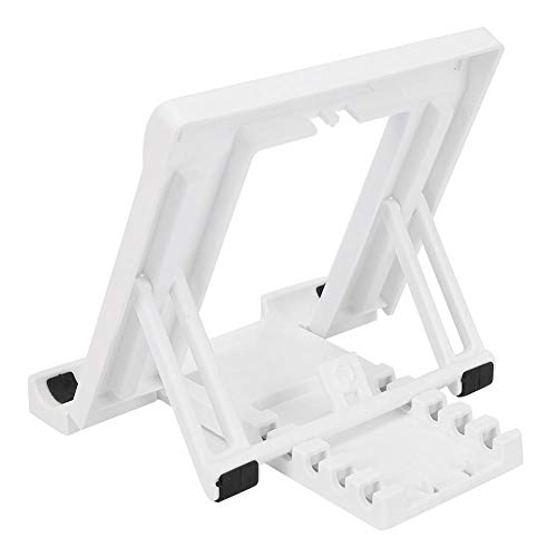 Tablet Ständer, Höhenverstellbarer Tragbarer Tablet Ständer, 7-11-Zoll Tablet PC Desktop Halterung mit Weichem Gummipad(Weiß) von Fafeicy