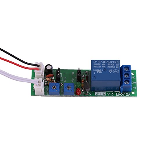 Verzögerungs-Ein/Aus-Schaltmodul, DC 5 V 12 V 24 V, Einstellbare Endloszyklusverzögerung, Zeitrelais, EIN-Aus-Schalter, Schleifenmodul, Zeitschalter, Zeitschalter (DC 5V 0-30 Minuten einstellbar) von Fafeicy