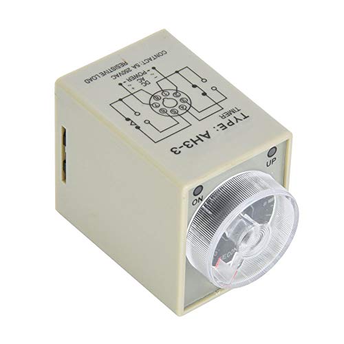 Zeitrelais, 10s 8 Pins -Timer mit Großem Transparentem, DIN -Schieneninstallationsmethode Industrial Automation System, Automatisierungssystem für die Industrie (DC24V) von Fafeicy
