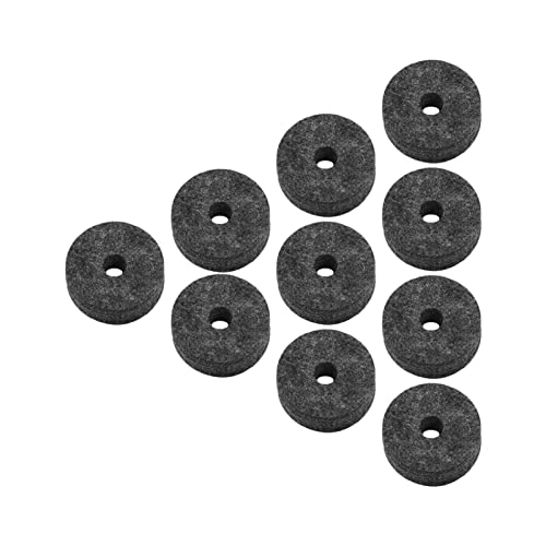 Exquisite Polierte 20 -pcs -Becken Filz Waschpads, Verbesserung der Klang und Schützen Becken, Perfektes Drum Set Accessoires (GRAY) von Fafeims