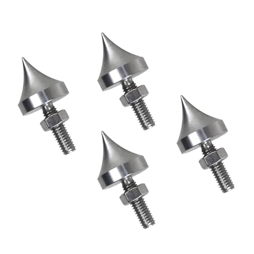 4pcs HiFi Music Box Isolation Spikes Edelstahlresonanzfüße Für Verstärker Und Hörgeräte von Fahoujs