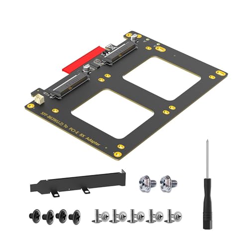 Double SFF8639 Zu PCIe 8X Adapterkarte 8639 Die PCIexpress 8X Erweiterungskarte Für Computer von Fahoujs