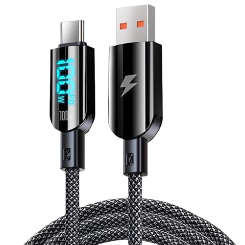 Fahoujs 100W Typ C Männlich Zum Männlichen Kabel 480 Mbit/S Datenübertragungsladungskabel Digitale Display Für Smartphones Laptop Tablets Fahoujs 100W Typ C Männlich Zum Männlichen Kabel 480 Mbit/S Datenübertragungsladungskabel Digitale Display Für Smartphones Laptop Tablets von Fahoujs
