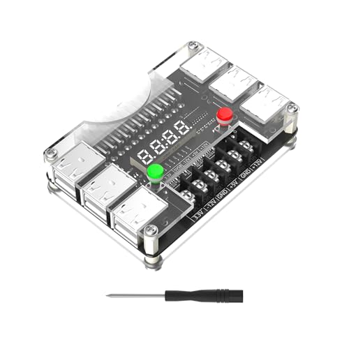 Fahoujs Stromversorgungsentwicklungsausschuss Mit Acrylfall 3.30 V 5V 12 V Ausgang Und 12 Zubehör Für USB Ausgangsadapterplatine Fahoujs Stromversorgungsentwicklungsausschuss Mit Acrylfall 3.30 V 5V 12 V Ausgang Und 12 Zubehör Für USB Ausgangsadapterplatine von Fahoujs