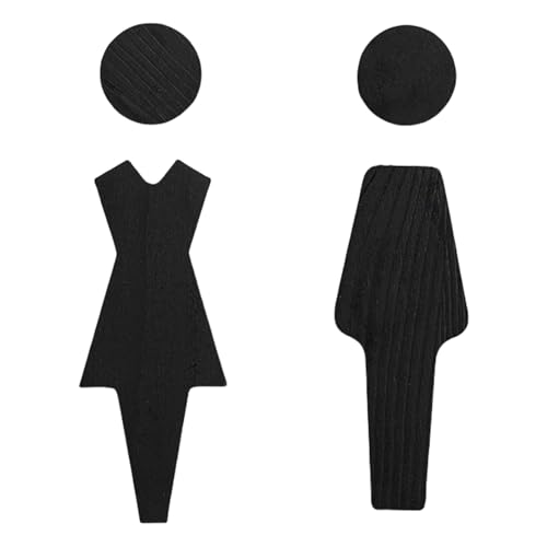 Farmhäuser Holz Toilettenzeichen Männer Und Frauen Toilettenschilder Für Die Verbesserung Der Ästhetischen Heimbüro Restaurant Dekore von Fahoujs