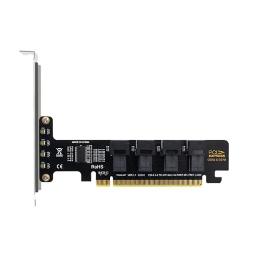 PCIE4.0 Split Card Stable SFF-8643 SFF-8639 PCIE X16 Bis SFF-8643 Für Die Erweiterungskarte Tragbares Mainboard Upgrade Upgradiert PCIE4.0 Split Card Stable SFF-8643 SFF-8639 PCIE X16 Bis SFF-8643 Für Die Erweiterungskarte Tragbares Mainboard Upgrade Upgradiert von Fahoujs