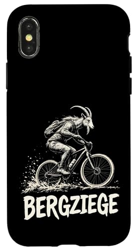 Bergziege Fahrrad Bergziege Hülle für iPhone X/XS von Fahrrad Bergziege Designs