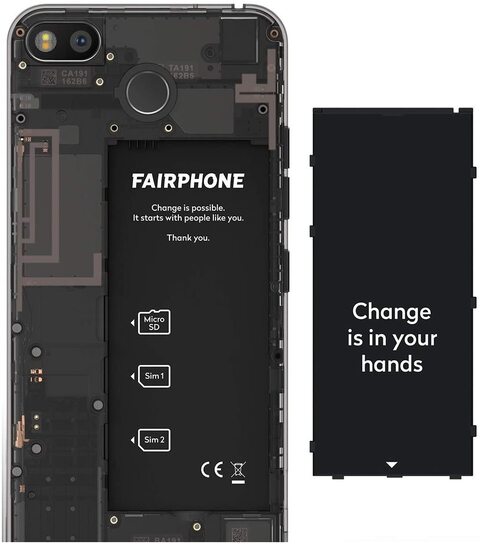 Fairphone 3 64GB Dual-SIM schwarz von Fairphone