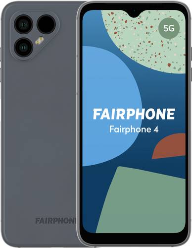 Fairphone 4 5G Smartphone 128GB 16cm (6.3 Zoll) Grau Android™ 11 Dual-SIM von Fairphone