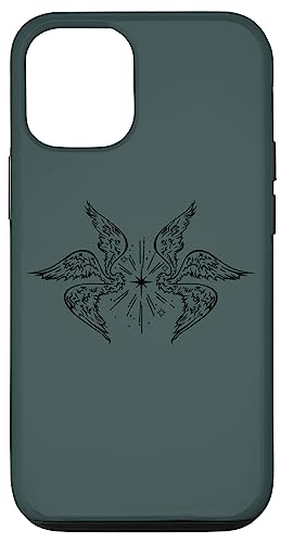 Biblisch korrekt Erzengel Wings Star Alt Emo Y2K Goth Hülle für iPhone 12/12 Pro Biblisch korrekt Erzengel Wings Star Alt Emo Y2K Goth Hülle für iPhone 12/12 Pro von Fairy Grunge Fairycore Clothes for Women and Men