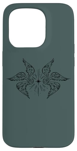 Biblisch korrekt Erzengel Wings Star Alt Emo Y2K Goth Hülle für iPhone 15 Pro Biblisch korrekt Erzengel Wings Star Alt Emo Y2K Goth Hülle für iPhone 15 Pro von Fairy Grunge Fairycore Clothes for Women and Men