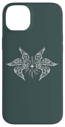 Biblisch korrekt Erzengel Wings Star Emo Alt Y2K Goth Hülle für iPhone 14 Plus von Fairy Grunge Fairycore Clothes for Women and Men