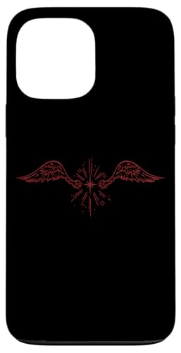 Biblisch korrekte Erzengelflügel Y2K Alt Emo E-Girl Goth Hülle für iPhone 13 Pro Max von Fairy Grunge Fairycore Clothes for Women and Men