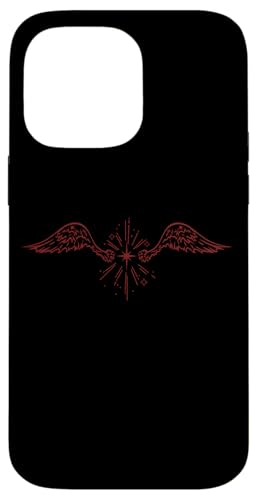 Biblisch korrekte Erzengelflügel Y2K Alt Emo E-Girl Goth Hülle für iPhone 14 Pro Max von Fairy Grunge Fairycore Clothes for Women and Men