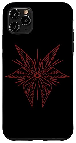 Emo Goth Alt Biblically Accurate Erzengel Flügel mit Auge Hülle für iPhone 11 Pro Max von Fairy Grunge Fairycore Clothes for Women and Men