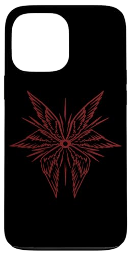Emo Goth Alt Biblically Accurate Erzengel Flügel mit Auge Hülle für iPhone 13 Pro Max von Fairy Grunge Fairycore Clothes for Women and Men