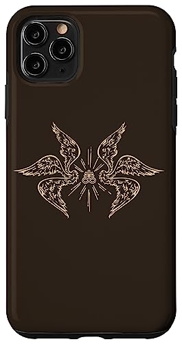 Goth Alt Leviathan Kreuz biblisch präzise Erzengelsflügel Hülle für iPhone 11 Pro Max von Fairy Grunge Fairycore Clothes for Women and Men